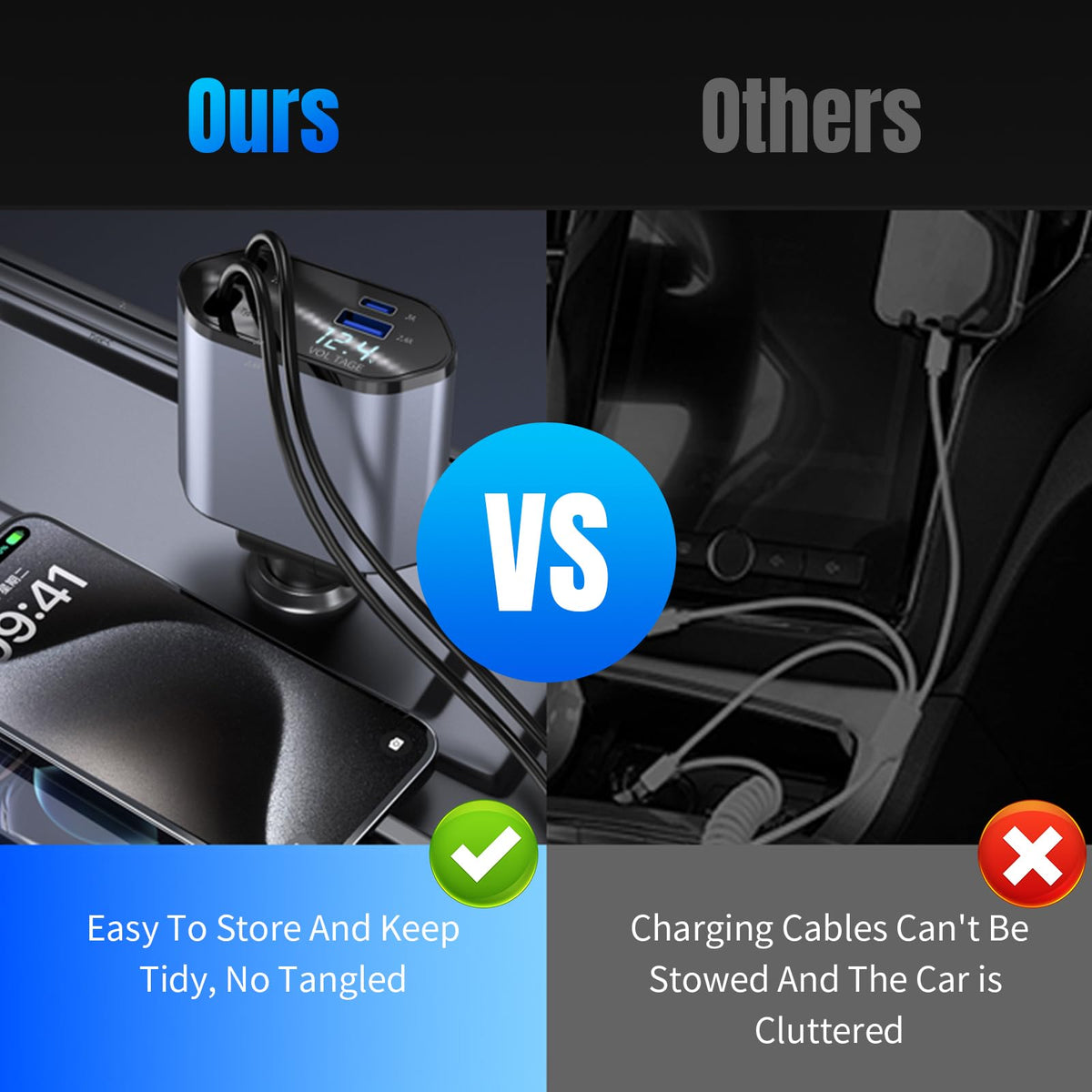 4-in-1 Car Charger Kit